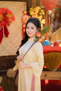 Elegant Pink Vietnamese Ao Dai: Traditional Spring Fashion and Cultural Travel Photography Inspiration-2