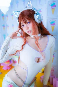 Y2K Cyber Cat Vibes: A Futuristic Fashion Journey with Coser Ely_eee-7