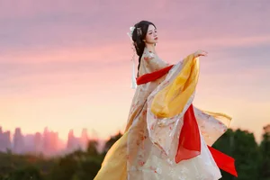 Stunning Mountain Sunset Photography: Xiao Du Tong Xue in YiTuYu Art Language Vol.9311 – Golden Hour Aesthetic and Scenic Travel Inspiration-5