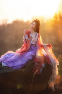 Elegant Traditional Aesthetic and Swordplay Artistry: YiTuYu Art Language Vol.9295 Featuring Model Cang Da Lao-8