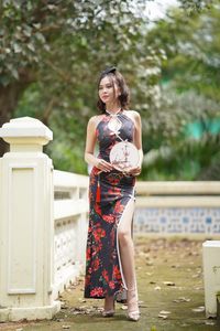 Alluring Asian Beauty | Modern Cheongsam Girl Exudes Charm-6