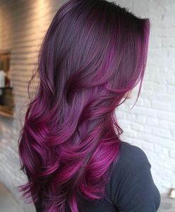 Striking Red Pink Ombre Hair Dye Style Unique & Captivating-13
