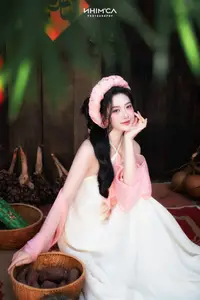 Gentle Beauty of a Vietnamese Girl in Elegant Traditional Attire-7