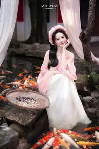 Gentle Beauty of a Vietnamese Girl in Elegant Traditional Attire-17