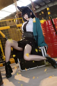 Stunning Hoshimi Miyabi Cosplay by Shuang Mu Fu Su from Zenless Zone Zero (ZZZ) – 31P Exclusive Photo Collection-0