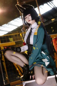 Stunning Hoshimi Miyabi Cosplay by Shuang Mu Fu Su from Zenless Zone Zero (ZZZ) – 31P Exclusive Photo Collection-1