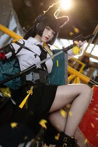 Stunning Hoshimi Miyabi Cosplay by Shuang Mu Fu Su from Zenless Zone Zero (ZZZ) – 31P Exclusive Photo Collection-5