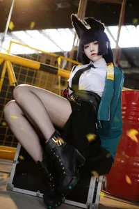 Stunning Hoshimi Miyabi Cosplay by Shuang Mu Fu Su from Zenless Zone Zero (ZZZ) – 31P Exclusive Photo Collection-14