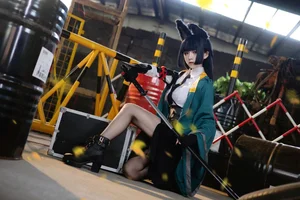 Stunning Hoshimi Miyabi Cosplay by Shuang Mu Fu Su from Zenless Zone Zero (ZZZ) – 31P Exclusive Photo Collection-6