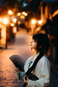 Coser Chunmomo: Discover the enchanting autumn night beauty in her Autumn Quest Part02 series-6