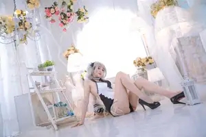 Coser Dong Ma Lu Sha Transforms into Azur Lane's Formidable: A Stunning Bridal Cosplay (16P)-3