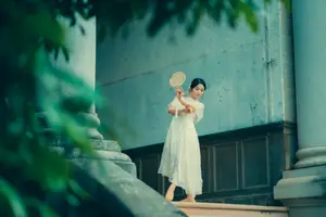 Immerse in Artistic Beauty: Xiao Ran's Graceful Dance Amidst Ancient Nature - YiTuYu Vol.8777-33