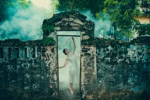 Immerse in Artistic Beauty: Xiao Ran's Graceful Dance Amidst Ancient Nature - YiTuYu Vol.8777-22