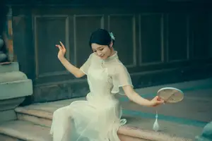 Immerse in Artistic Beauty: Xiao Ran's Graceful Dance Amidst Ancient Nature - YiTuYu Vol.8777-8