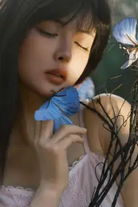 Enchanting Muse Amidst Blooms: Xing Zhi Ka Tao's Ethereal Beauty in YiTuYu Vol.8541-9