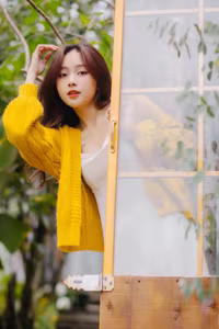 VGU No.120: Radiant Youth Amidst Golden Blooms – A Captivating Summer Portrait-0