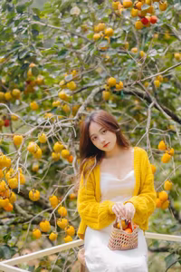 VGU No.120: Radiant Youth Amidst Golden Blooms – A Captivating Summer Portrait-19