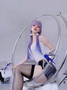 Coser Bao Zou Li Yu Wang: Charming Purple Hair, Black Skirt-6