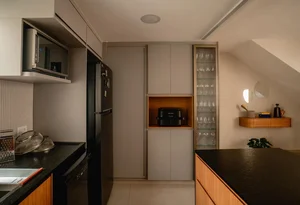 Transform 150m2 apartment into a cozy gathering space by removing partition walls-14