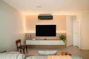 Transform 150m2 apartment into a cozy gathering space by removing partition walls-4