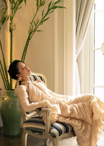 Tram Anh: Elegant French Lady Style Transformation | Actress Fashion-0