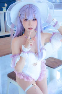 Ethereal Charm: Ely_eee Captivates in the Stunning Plymouth Swimsuit Collection-23