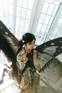 Discover Coser Chunmomo's Enchanting Dead Leaf Butterfly Cosplay: A Mystical Transformation.-13