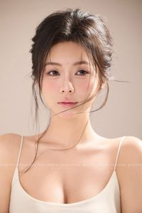 Close-up Portrait of a Woman with Natural Beauty and Gentle Expression-5