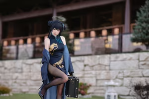 Coser Xiaomuzengaya as Blue Archive Hisaki: Captivating Cosplay & Elegant Portrayal-1