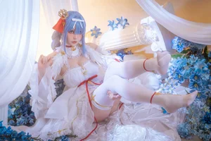 Ethereal Beauty: Hoshilily as Janus from Azur Lane (36P - 1V-10