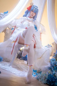 Ethereal Beauty: Hoshilily as Janus from Azur Lane (36P - 1V-1