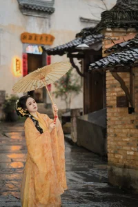 Ethereal Hanfu Beauty: Zhou Feng Qin in YiTuYu Art Language Vol.8913-15