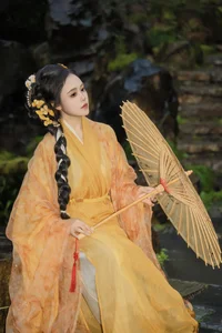 Ethereal Hanfu Beauty: Zhou Feng Qin in YiTuYu Art Language Vol.8913-18