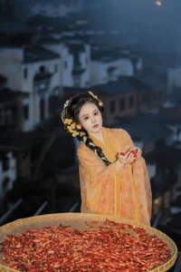 Ethereal Hanfu Beauty: Zhou Feng Qin in YiTuYu Art Language Vol.8913-12