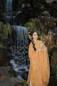 Ethereal Hanfu Beauty: Zhou Feng Qin in YiTuYu Art Language Vol.8913-4
