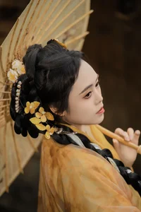 Ethereal Hanfu Beauty: Zhou Feng Qin in YiTuYu Art Language Vol.8913-9