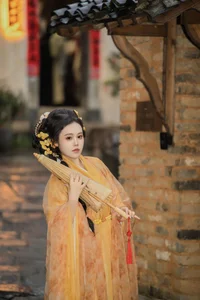 Ethereal Hanfu Beauty: Zhou Feng Qin in YiTuYu Art Language Vol.8913-13