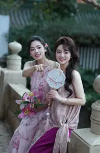 Enchanting Vietnamese Beauty: A Graceful Portrait in Modern Traditional Dress and Fan-14