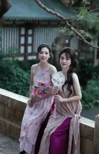 Enchanting Vietnamese Beauty: A Graceful Portrait in Modern Traditional Dress and Fan-8