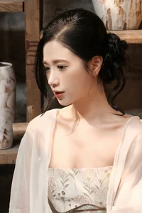 Serene Beauty and Artistic Soul in a Rustic Ceramic Setting-0