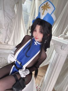 Coser Rioko: Goddess of Victory Nikke Maiden Ice Rose Cosplay Unveiled-5