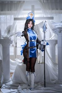 Coser Rioko: Goddess of Victory Nikke Maiden Ice Rose Cosplay Unveiled-1