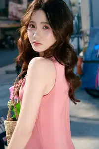 Discover the Gentle Beauty of a Girl in Afternoon Sun: Elegant Style, Captivating All Eyes.-1