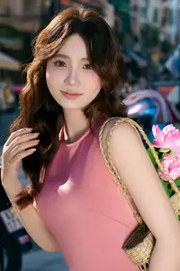 Discover the Gentle Beauty of a Girl in Afternoon Sun: Elegant Style, Captivating All Eyes.-9