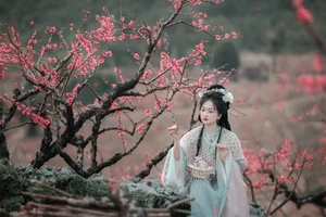 Spring Muse in Hanfu YiTuYu Art Language Vol.8879 Da Wai Wai Ge-23