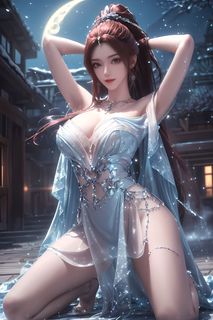 AI Generated Kuzan: Stunning Fairy Ye Qingxian in Perfect World Part01-3