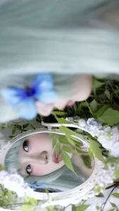 Ethereal Nature Portrait Photography: Duo Jin Sha Yu Zui Li in Art Language Vol.9287 – Aesthetic Moss-Inspired Fashion Editorial-7