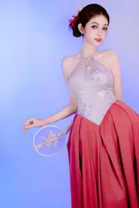 Elegant Beauty: Graceful Vietnamese Young Woman in Modern Attire with Lilies-7