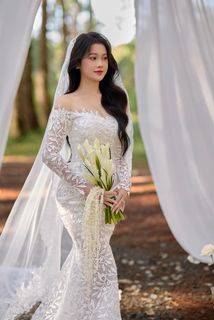 Elegant Bride Portrait: Wedding Fashion HD Wallpaper | Beautiful Woman-8