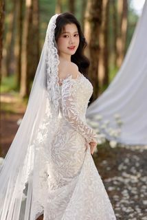 Elegant Bride Portrait: Wedding Fashion HD Wallpaper | Beautiful Woman-6